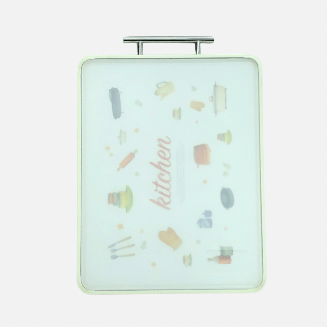 DOUBLE-SIDED STAINLESS STEEL CUTTING BOARD 38.5CM L, 27CM W
