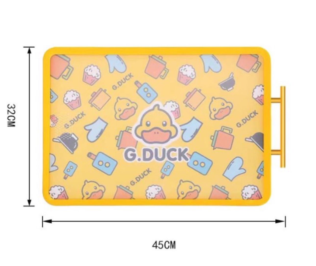DOUBLE-SIDED STAINLESS STEEL CUTTING BOARD 40CM L, 27CM W