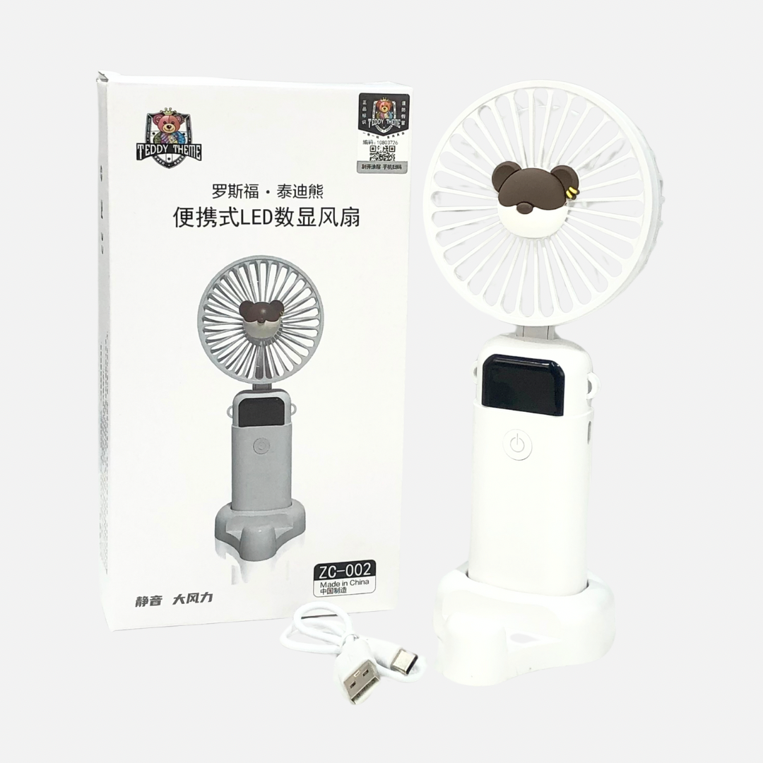 PORTABLE LED DIGITAL DISPLAY FAN