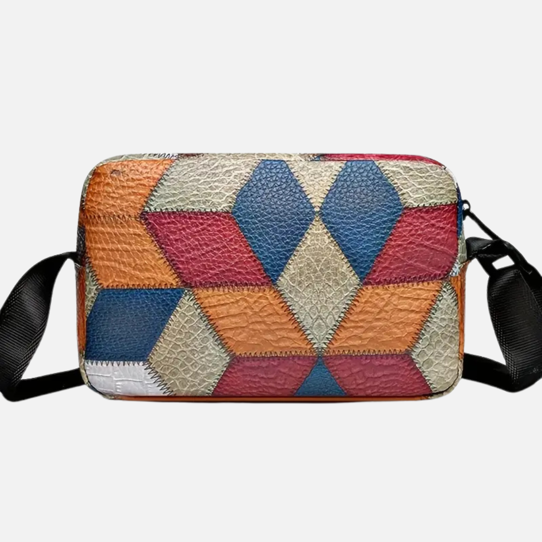 CROSSBODY BAG WITH ADJUSTABLE BAG WITH BAG WITH ADJUSTABLE SHOULDER STRAP & ZIPPER CLOSURE