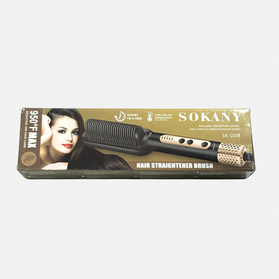 SOKANY HAIR STRAIGHTENER BRUSH TEMPERATURE CONTROL