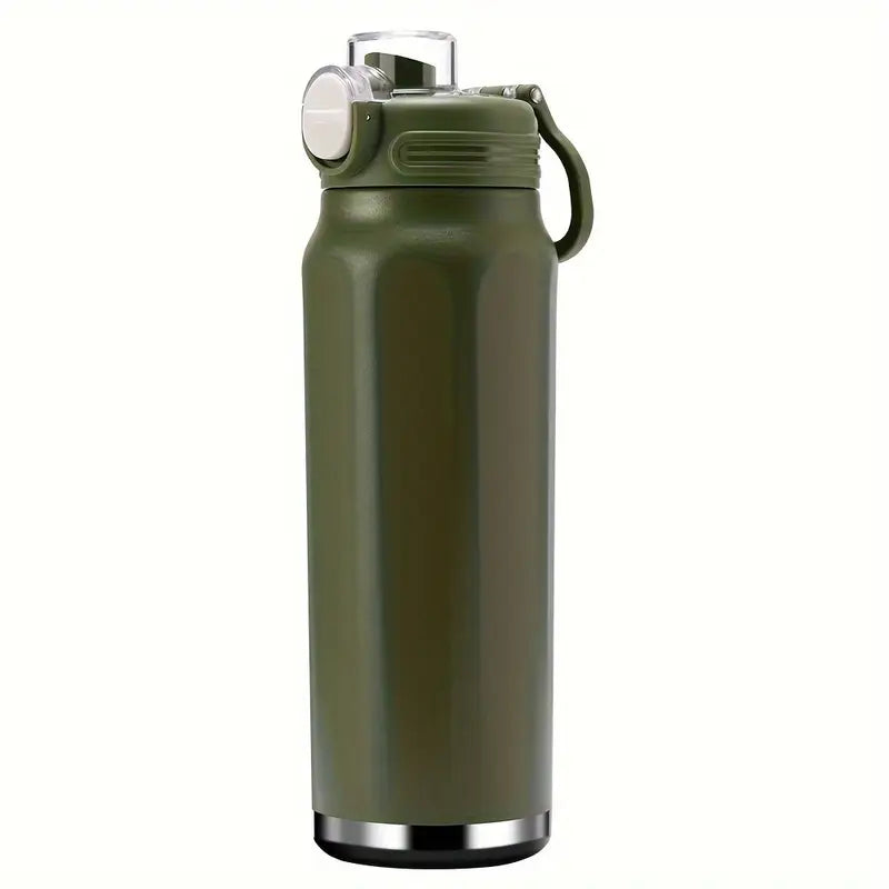 Stainless Steel Sports Water Bottle – Hexagon Design