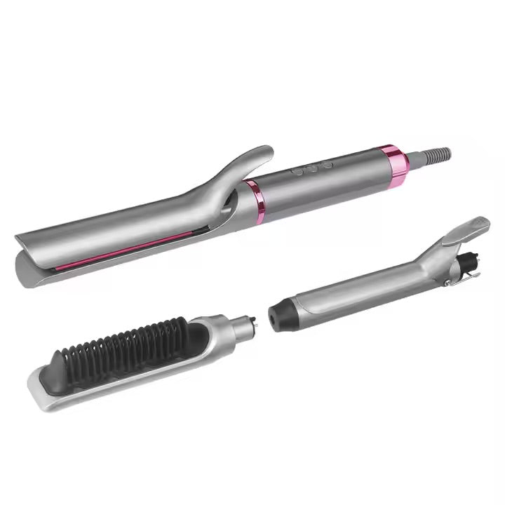 ELECTRIC HOT COMB HAIR STRAIGHTENER 3 IN 1 HAIR CURLING IRON