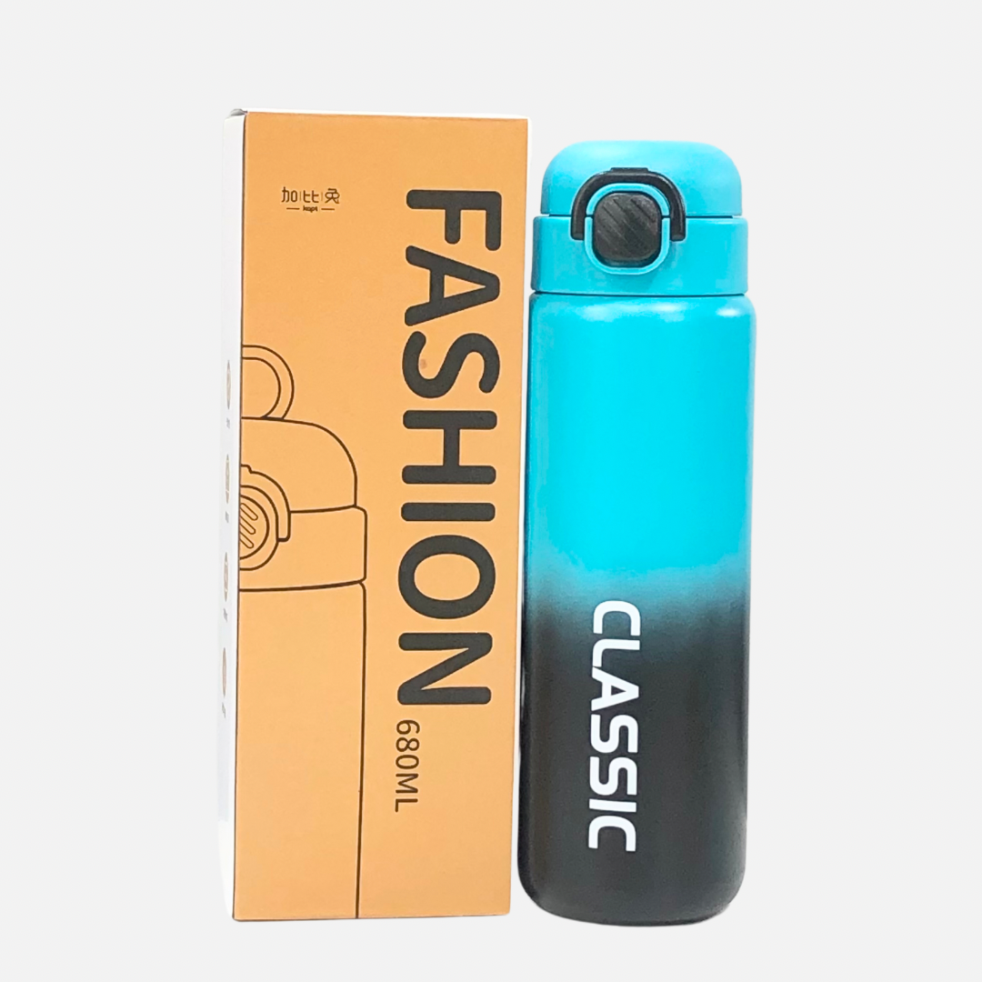 FASHION WATER BOTTLES IN 4 COLOURS 680ML
