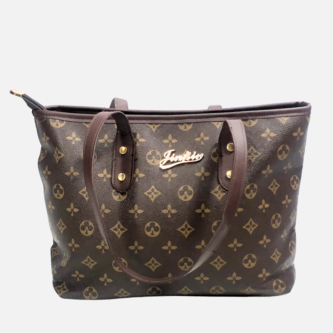 BROWN LEATHER SHOULDER BAG