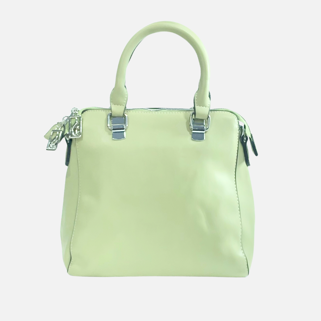LEATHER TEXTURE HAND BAG