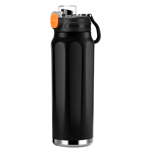 Stainless Steel Sports Water Bottle – Hexagon Design