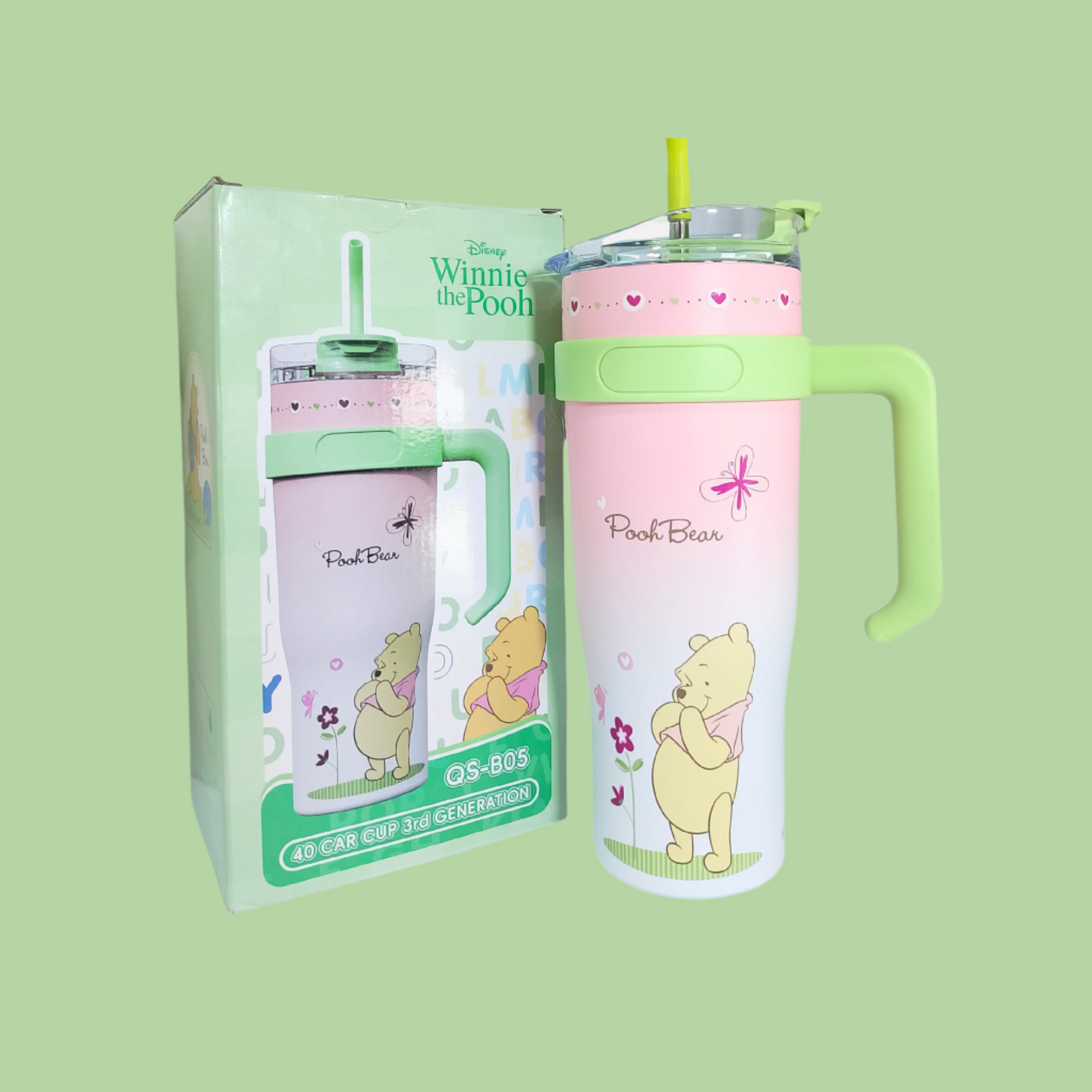 WINNIE-THE-POOH WATER BOTTLE TUMBLER 1200ML