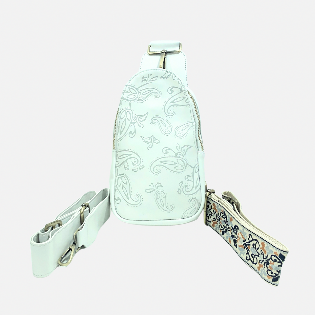 VINTAGE FLORAL CROSSBODY BAG