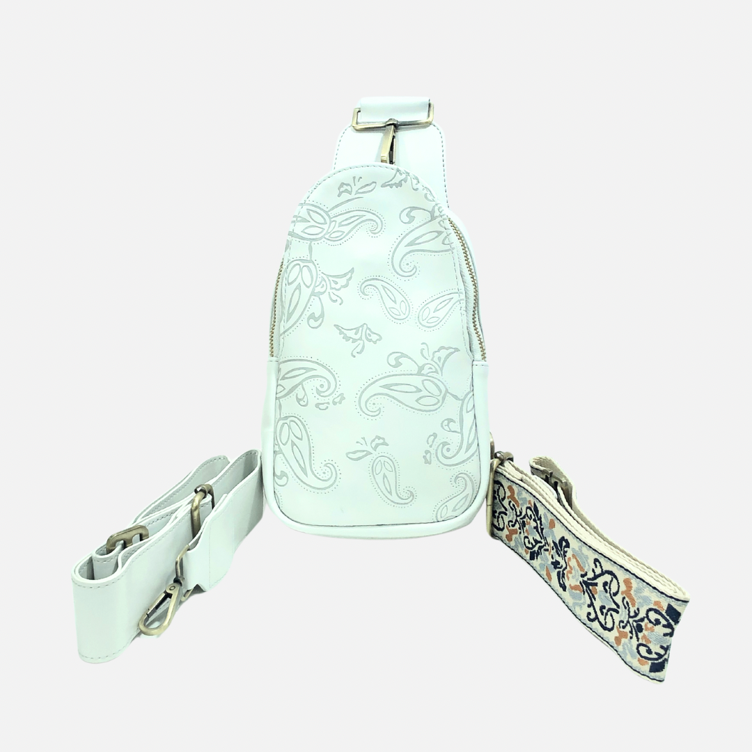 VINTAGE FLORAL CROSSBODY BAG