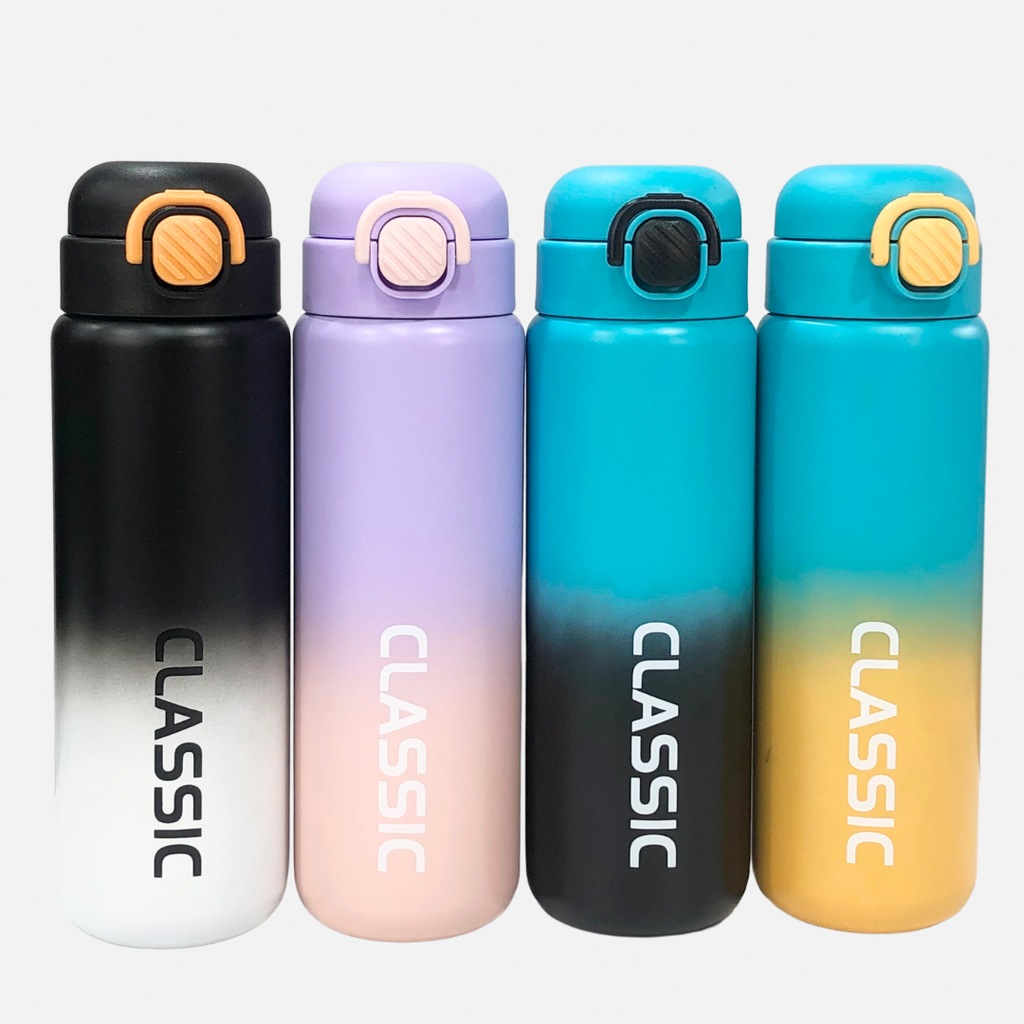 FASHION WATER BOTTLES IN 4 COLOURS 680ML