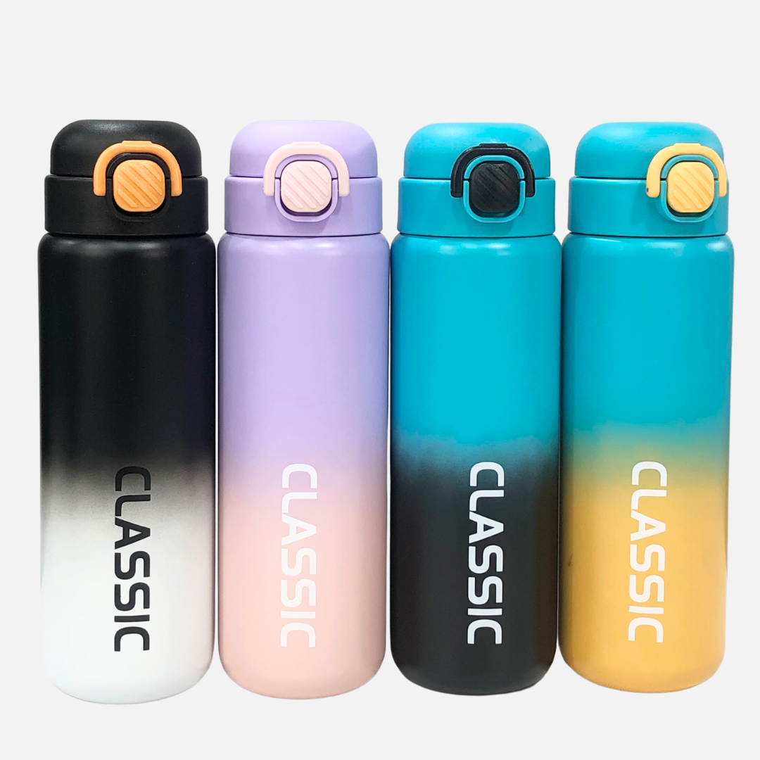 FASHION WATER BOTTLES IN 4 COLOURS 680ML