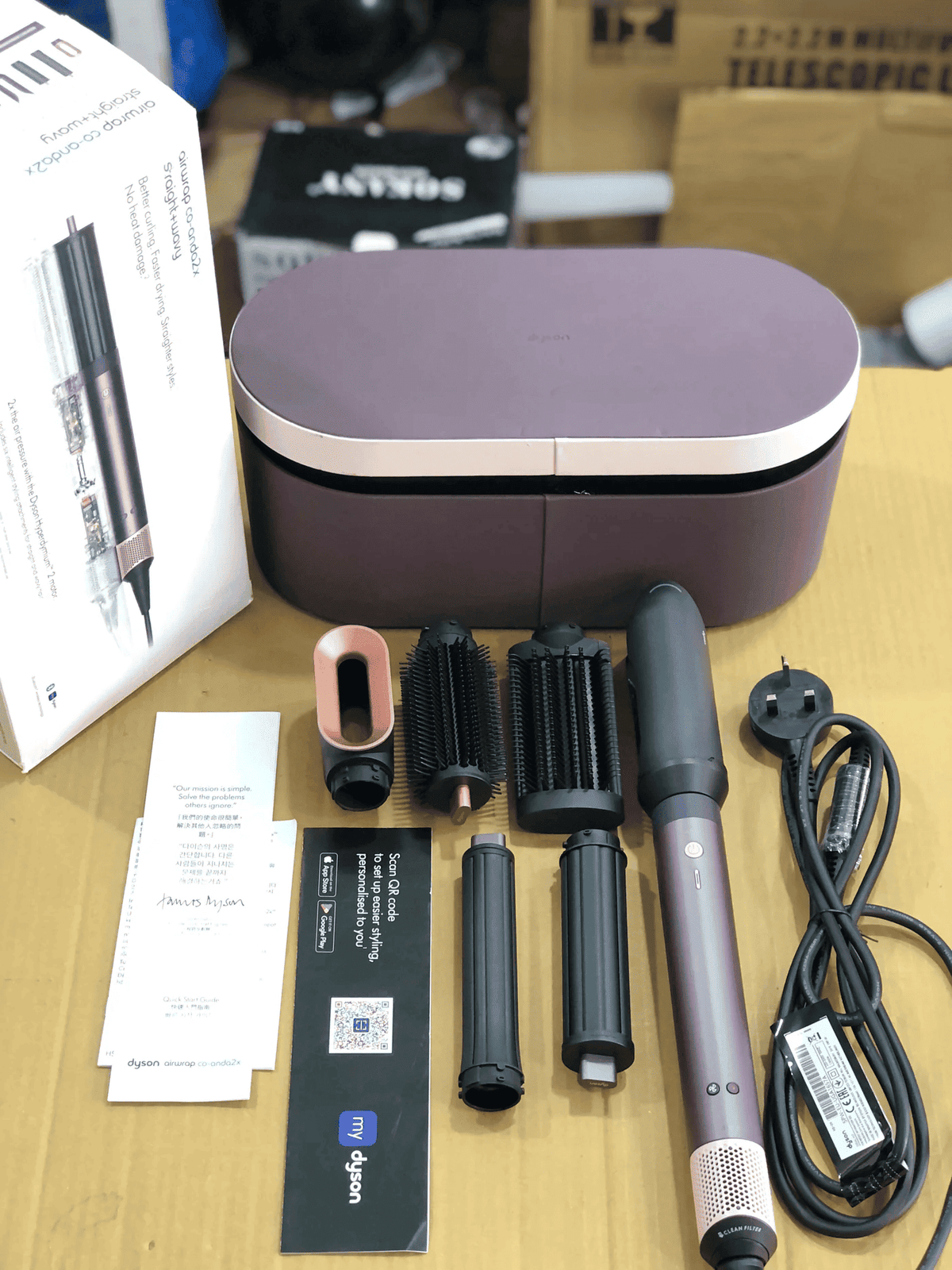 Dyson Airwrap Co-anda2x™ HS 09, 6-in-1 Multi-Styler & Dryer with Styling Attachments & Storage Case