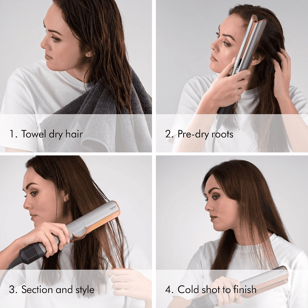 Dyson Airstrait™ Straightener HT01 | Wet-to-Dry Hair Straightener | No Hot Plates