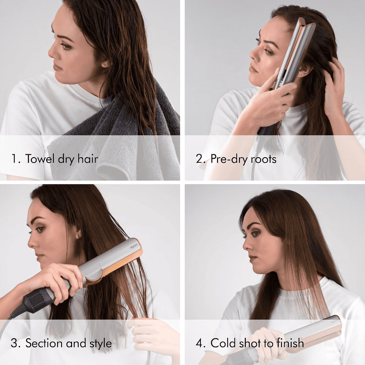 Dyson Airstrait™ Straightener HT01 | Wet-to-Dry Hair Straightener | No Hot Plates