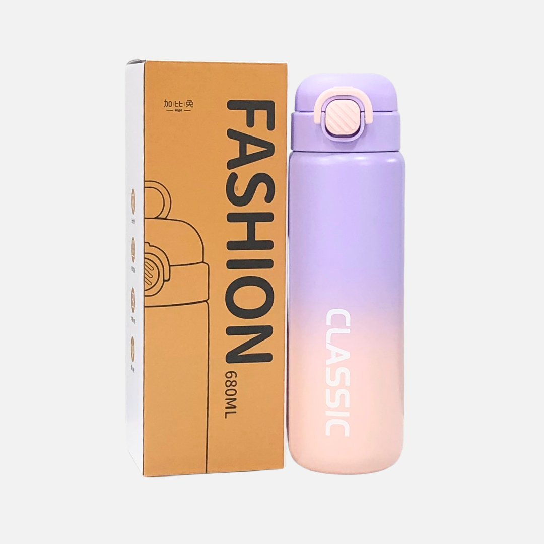 FASHION WATER BOTTLES IN 4 COLOURS 680ML