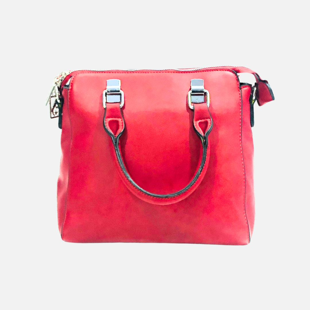 LEATHER TEXTURE HAND BAG