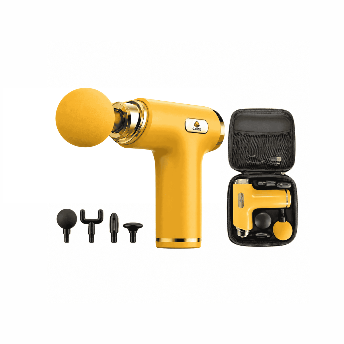 G.DUCK Premium Massage Gun | Deep Tissue Muscle Massager with Multiple Speed Levels &amp; Portable Design