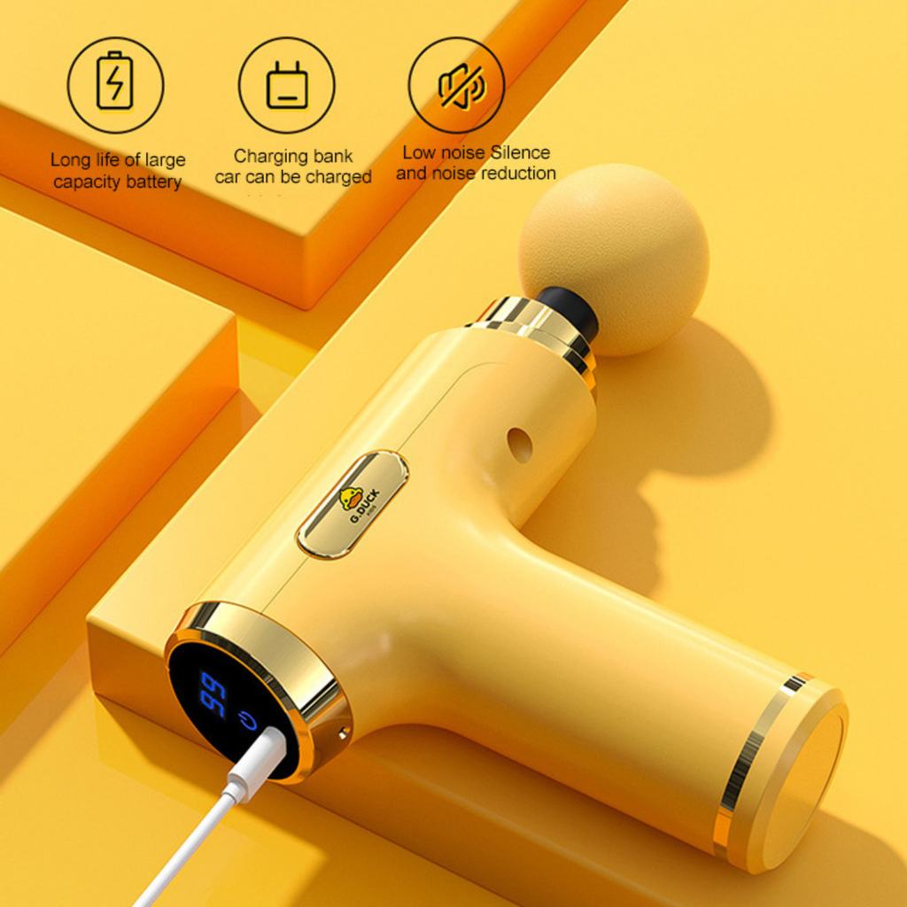G.DUCK Premium Massage Gun | Deep Tissue Muscle Massager with Multiple Speed Levels &amp; Portable Design