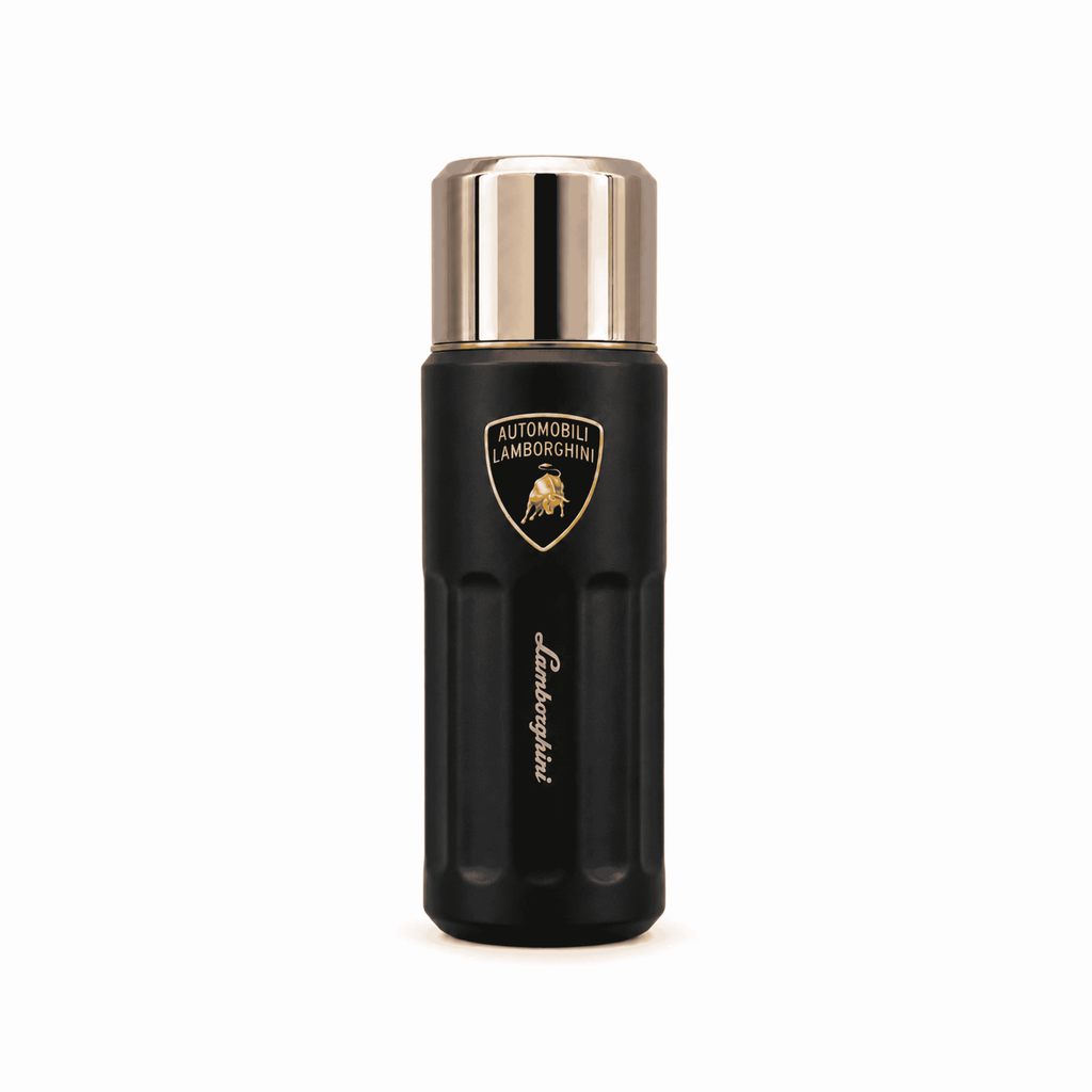 Automobili Lamborghini Luxury Insulated 500ML Bottle | Premium Stainless Steel Vacuum Flask (Black &amp; White Edition)