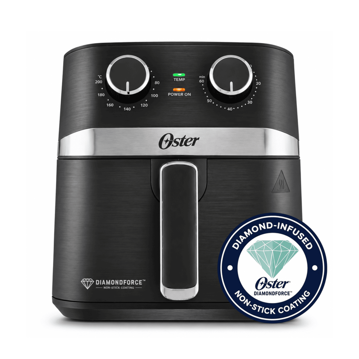 Oster DiamondForce™ 4L Air Fryer | Non-Stick Coating | Whole Chicken Capacity up to 2.3kg