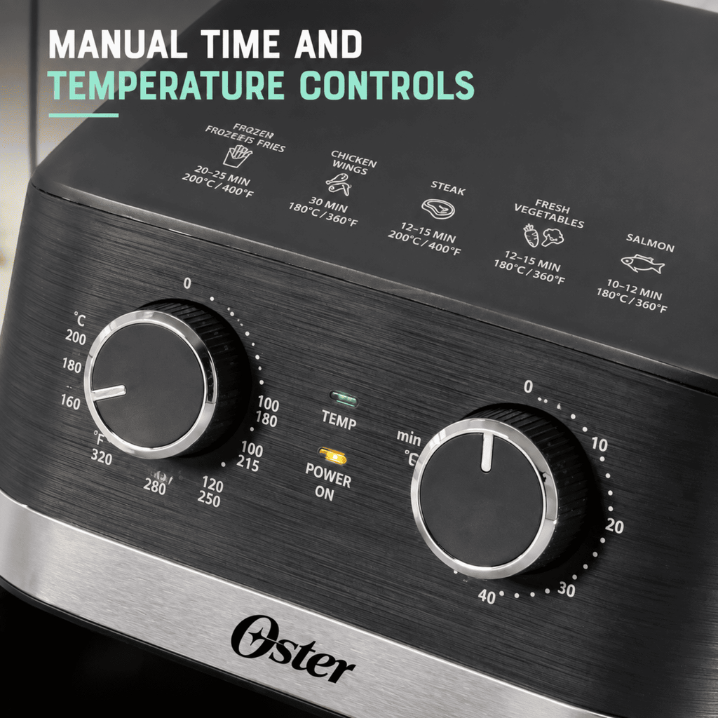 Oster DiamondForce™ 4L Air Fryer | Non-Stick Coating | Whole Chicken Capacity up to 2.3kg