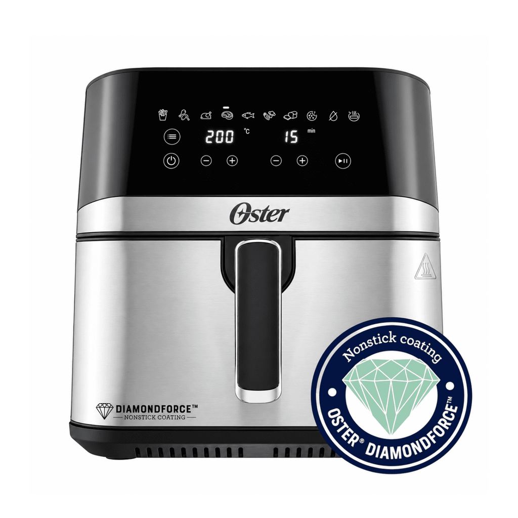 Oster®️ DiamondForce Digital Air Fryer 7.5L with 10 Automatic Programs CKSTAF75DSSDF