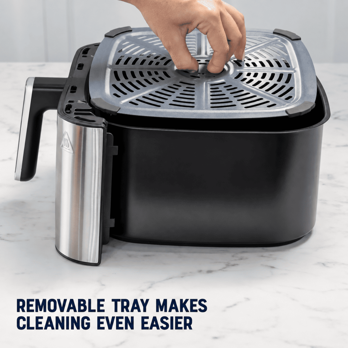 Oster®️ DiamondForce Digital Air Fryer 7.5L with 10 Automatic Programs CKSTAF75DSSDF