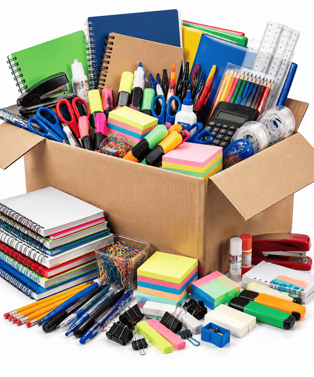 Mixed Stationery Box 3KG | Bulk School &amp; Office Supplies Pack