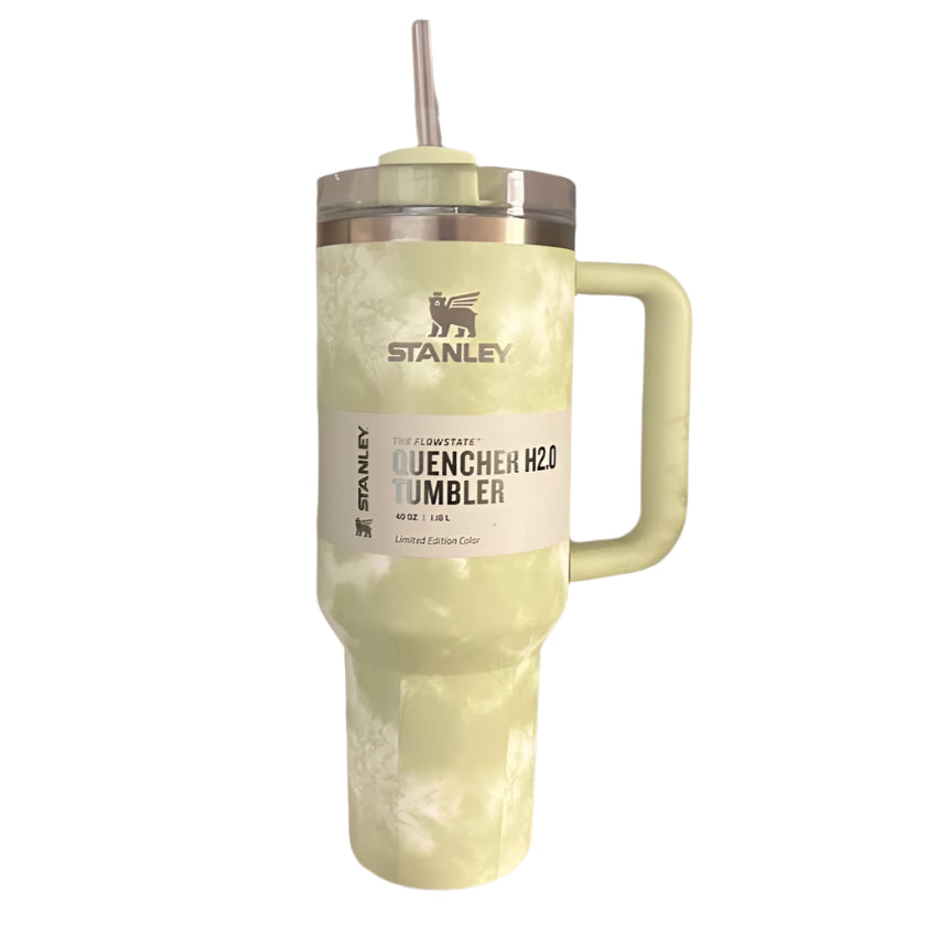 Stanley tie dye 40 oz Tumbler with Handle and Straw