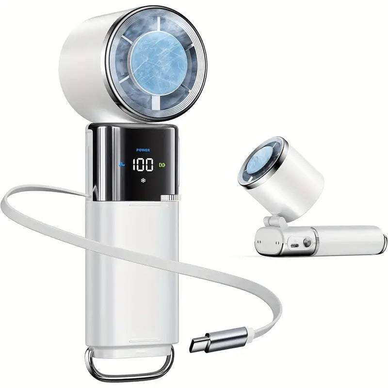 High-Speed 100-Speed 11000RPM Foldable & Hanging Fan