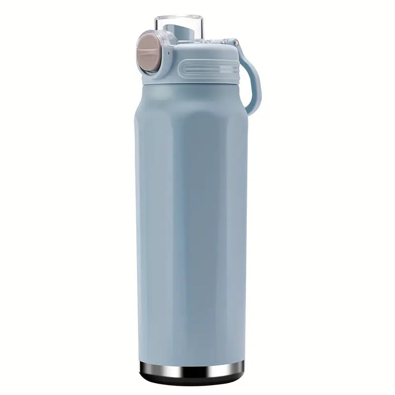 Stainless Steel Sports Water Bottle – Hexagon Design