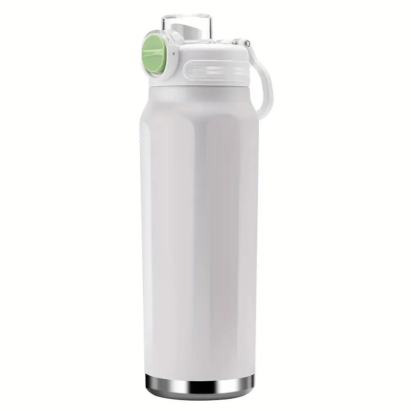 Stainless Steel Sports Water Bottle – Hexagon Design